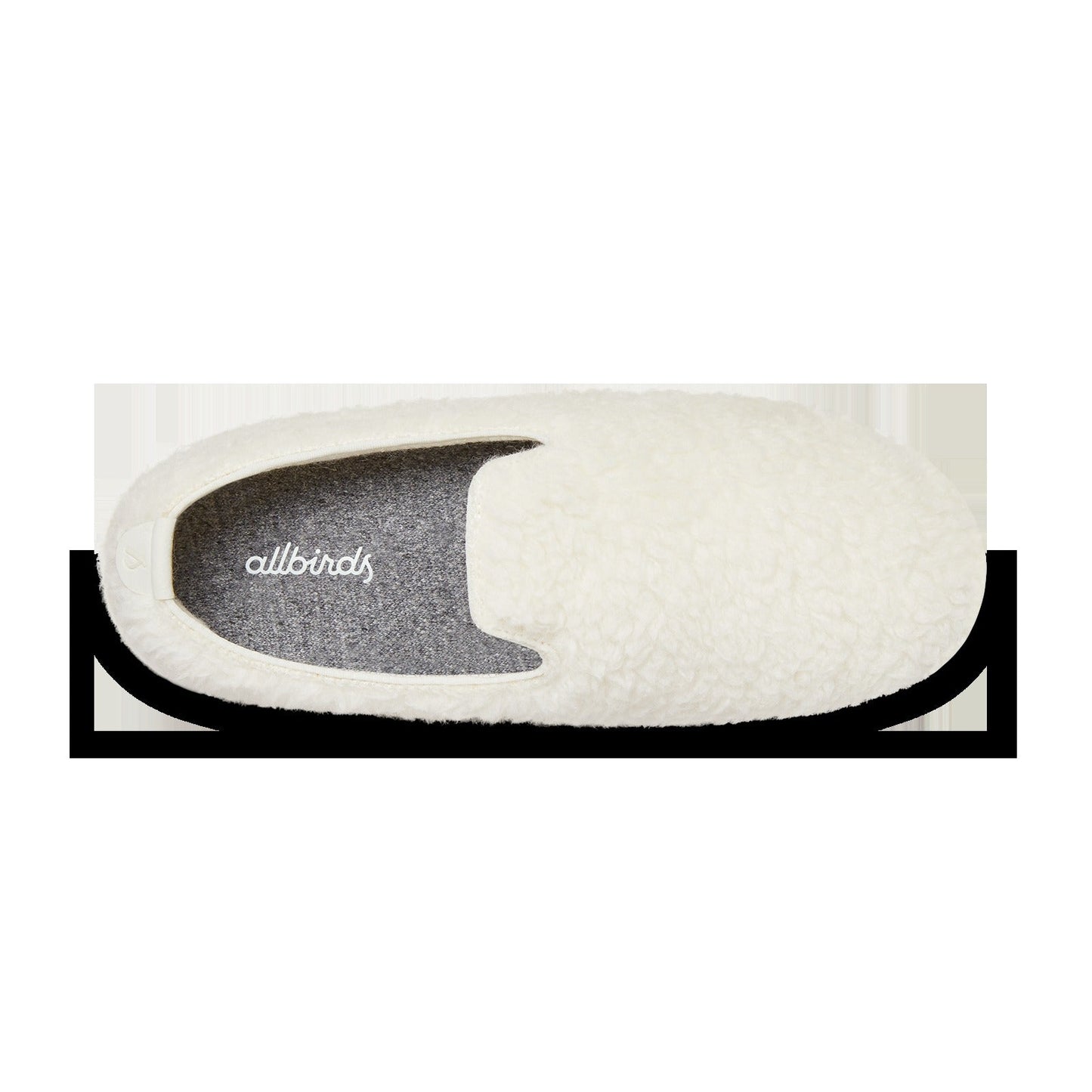 Smallbirds Wool Loungers - Big Kids - Natural White Fluffs (Natural White Sole)