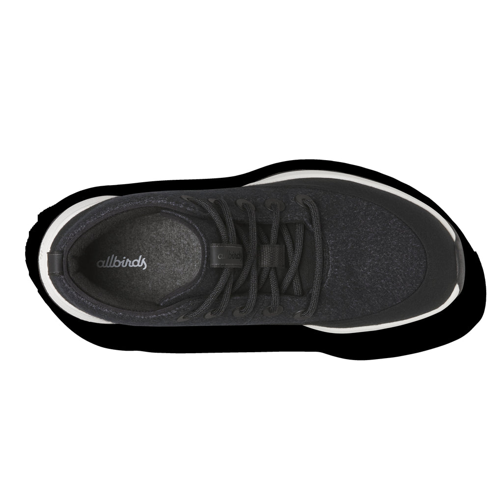 Men's Wool Runner NZ Mid Waterproof - Natural Black (Natural White Sole)
