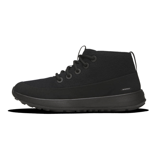 Men's Wool Runner NZ Mid Waterproof - Natural Black (Natural Black Sole)
