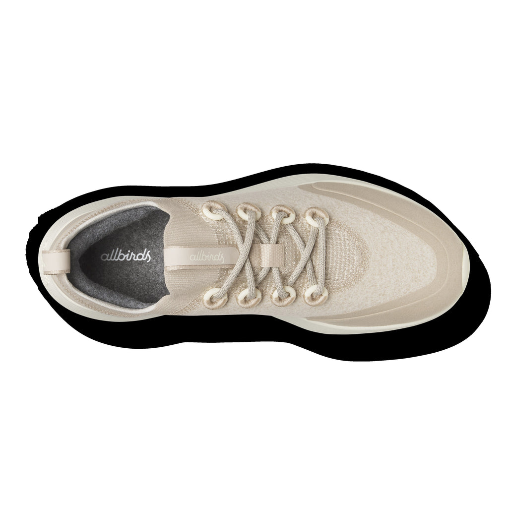 Men's Wool Strider - Rugged Beige (Natural White Sole)