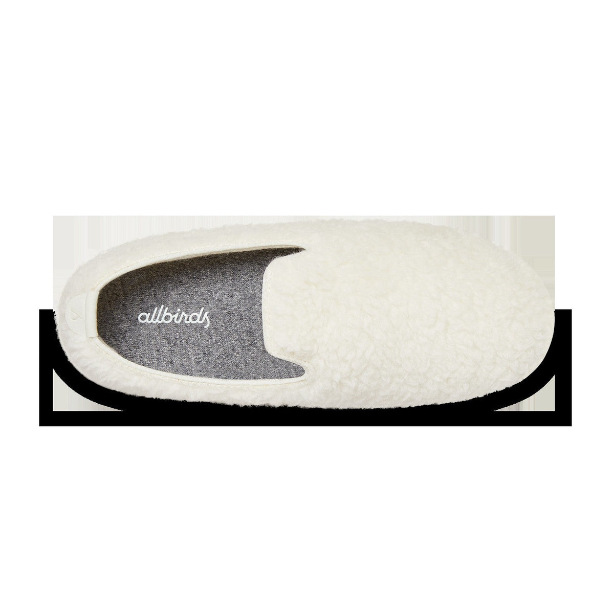 Smallbirds Wool Loungers - Big Kids - Natural White Fluffs (Natural White Sole)