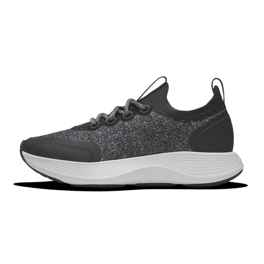 Women's Wool Strider - Dark Grey (Light Grey Sole)