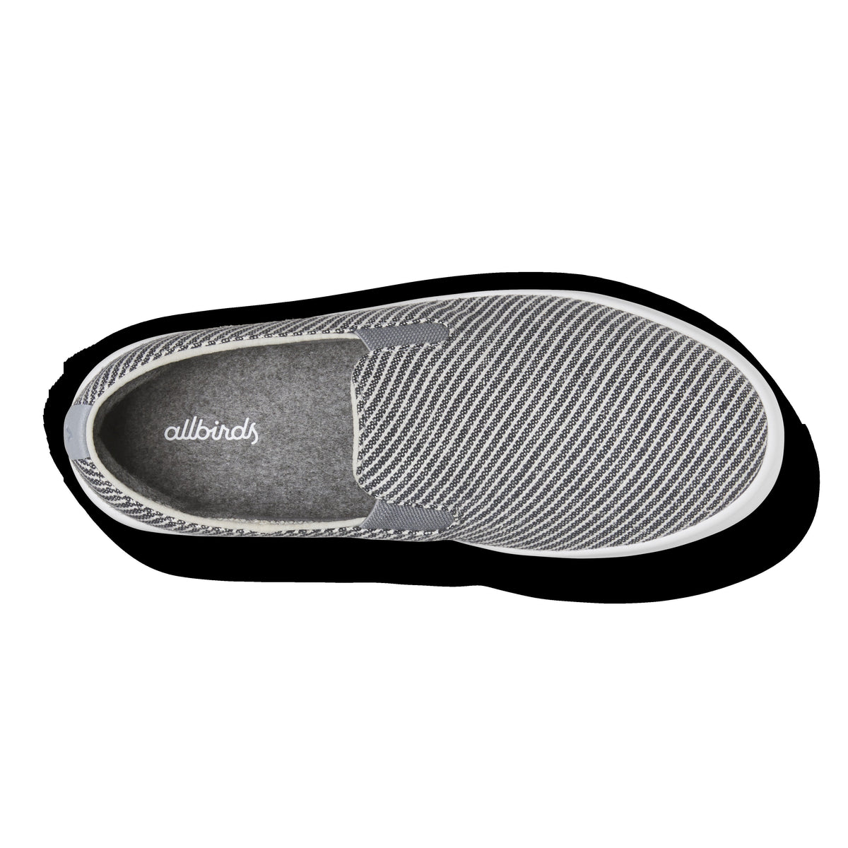 Women's Canvas Cruiser Slip On - Deep Navy Stripes (Blizzard Sole)