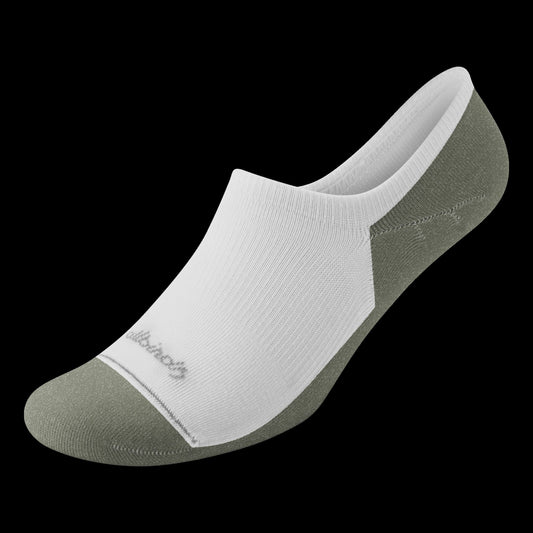 Anytime No Show Sock - Blizzard/Thunder Green