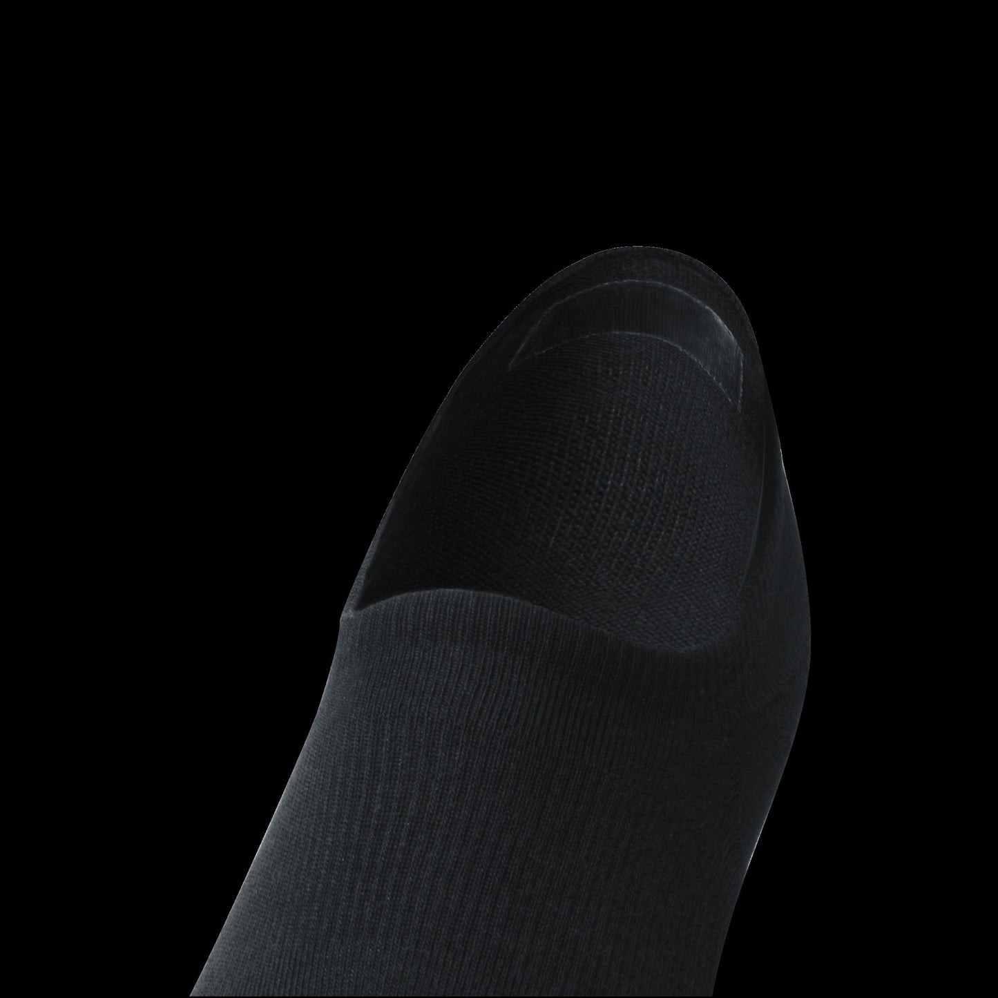 Anytime No Show Heel Grip Sock - Natural Black