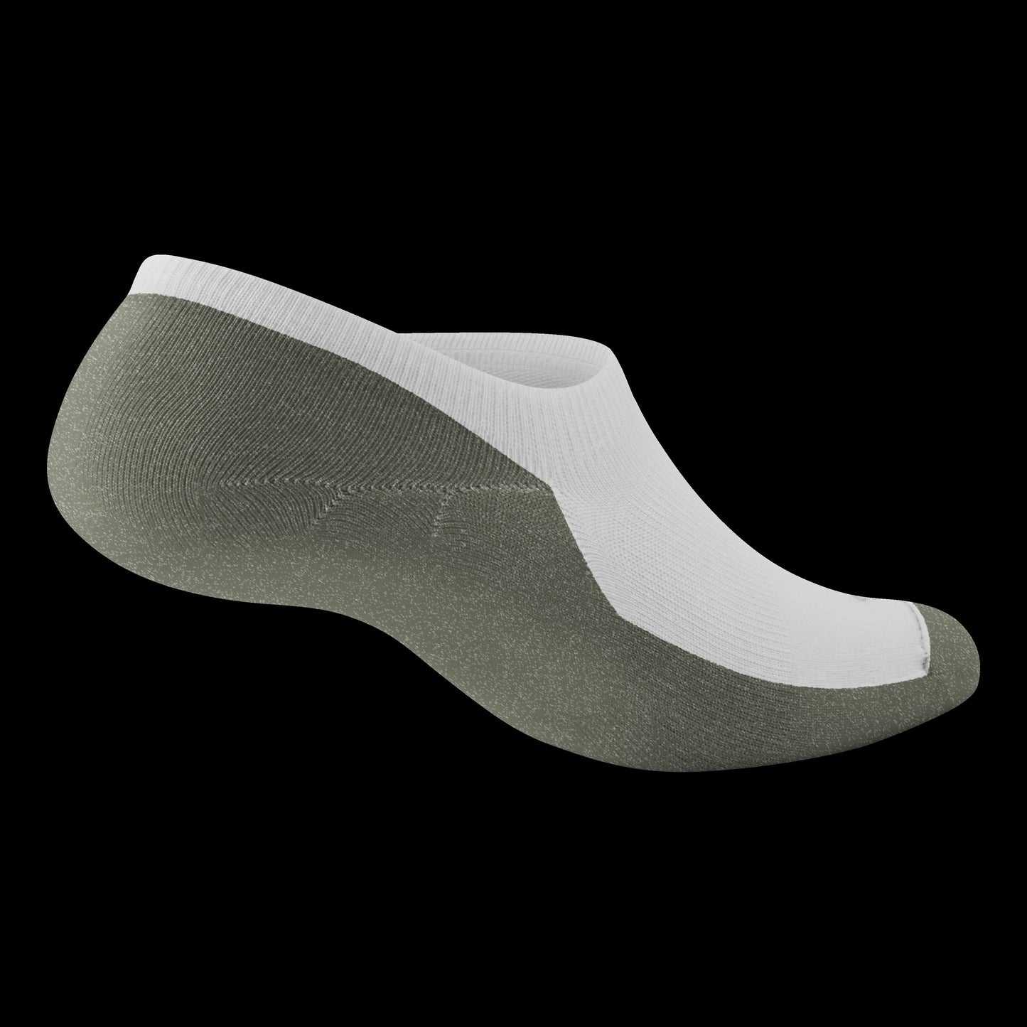 Anytime No Show Sock - Blizzard/Thunder Green