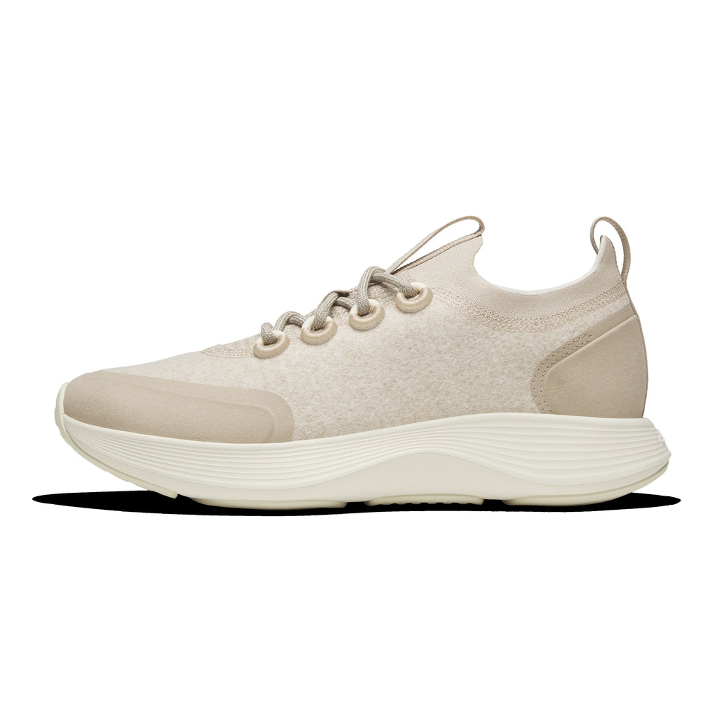 Men's Wool Strider - Rugged Beige (Natural White Sole)