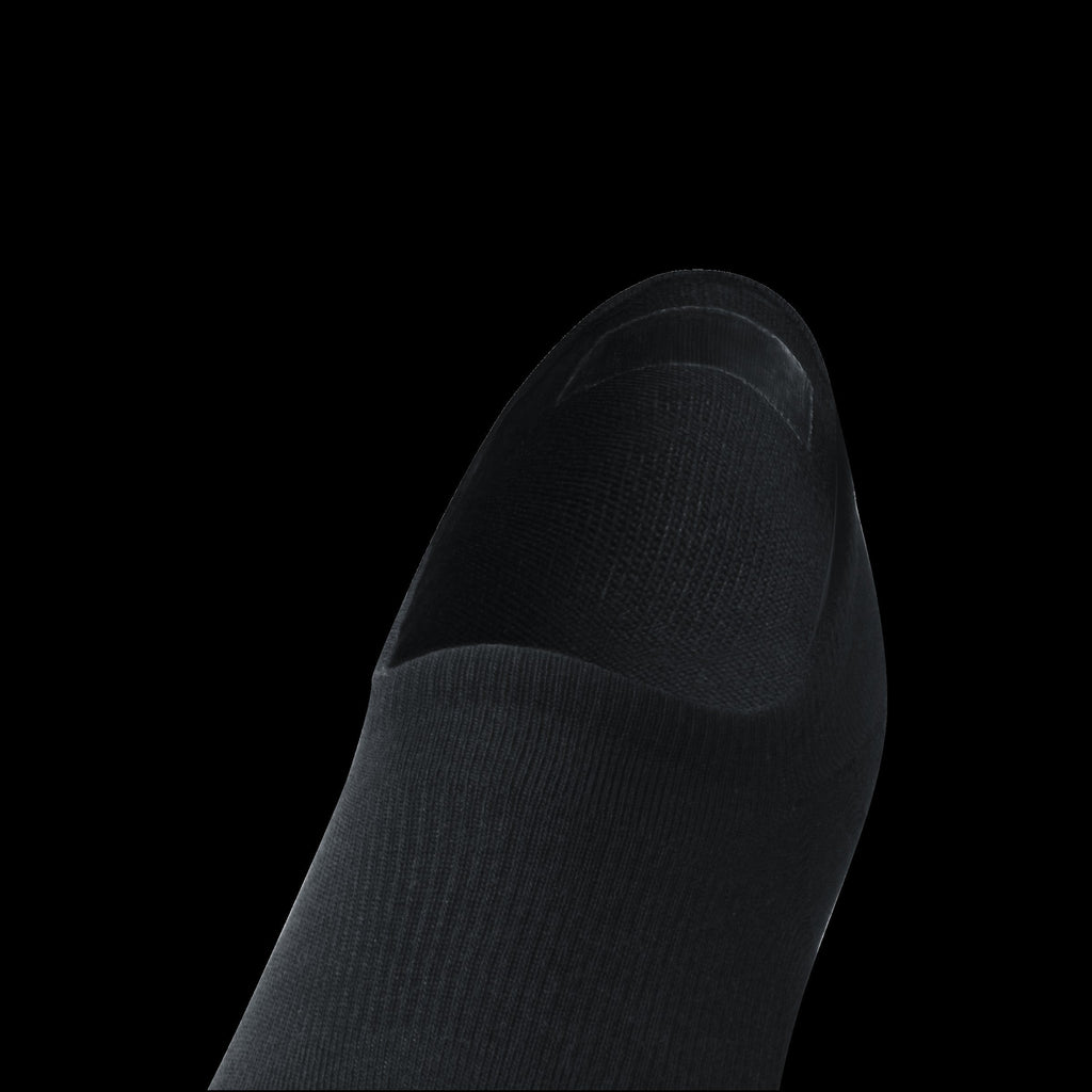 Anytime No Show Heel Grip Sock - Natural Black