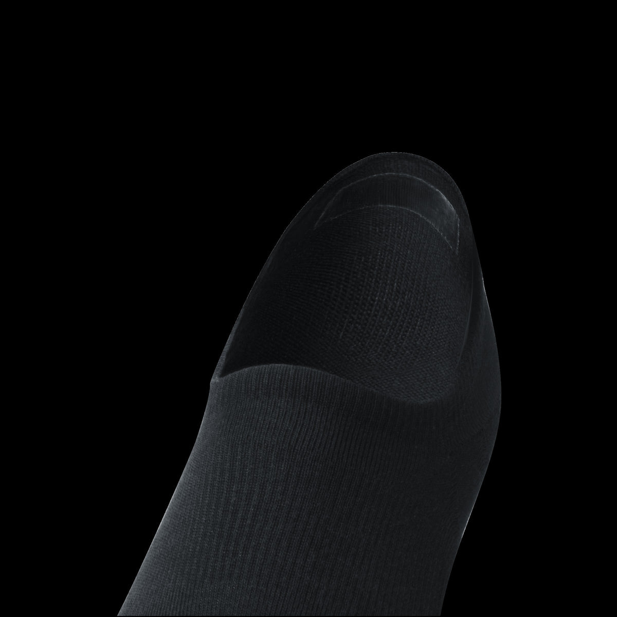 Anytime No Show Heel Grip Sock - Natural Black