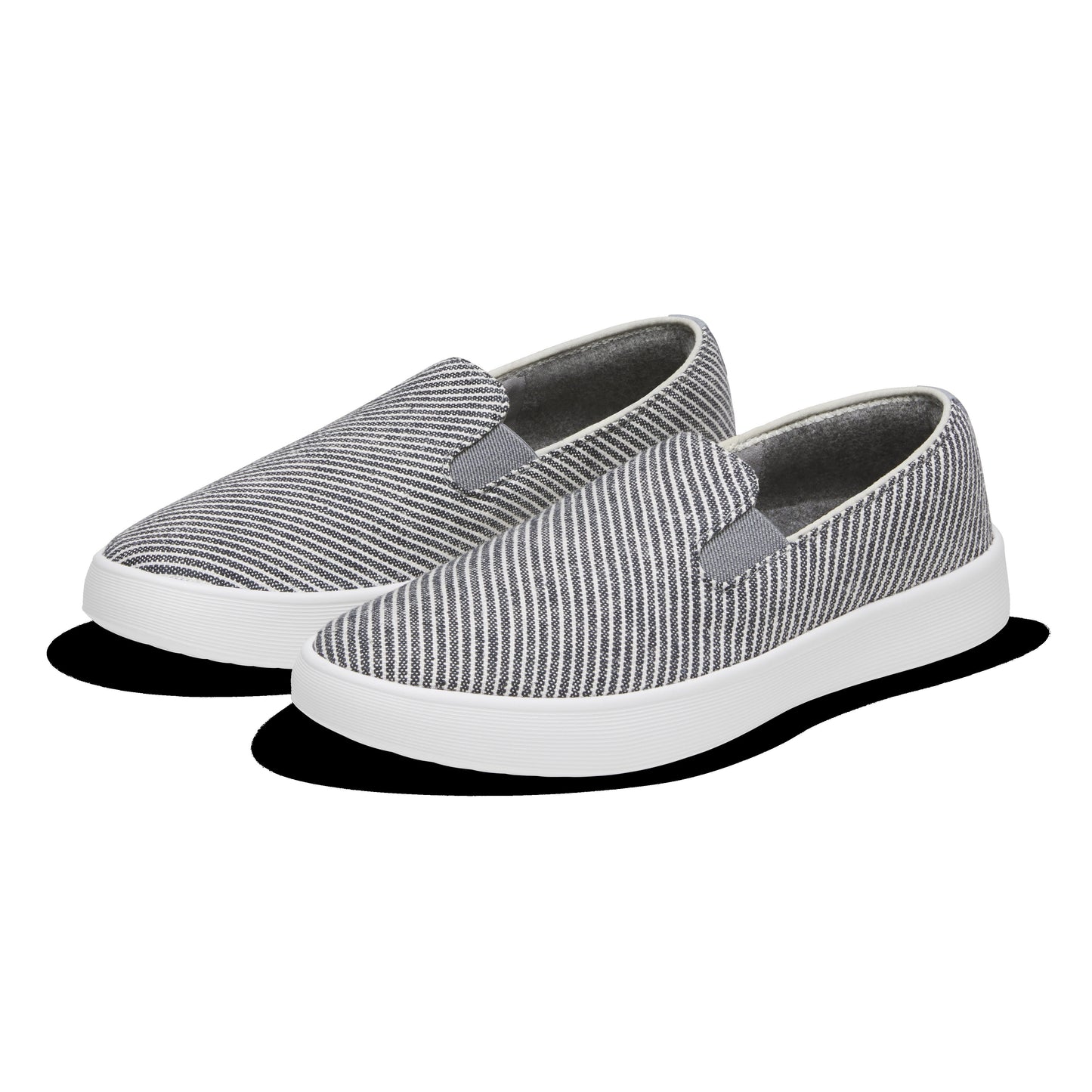 Women's Canvas Cruiser Slip On - Deep Navy Stripes (Blizzard Sole)
