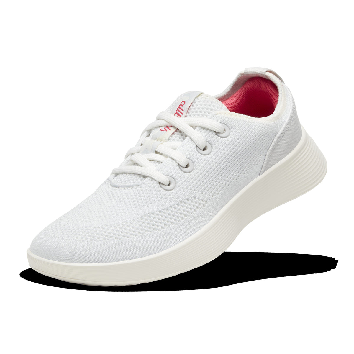 Women's Tree Runner Go - Blizzard/Vivid Red (Natural White Sole)