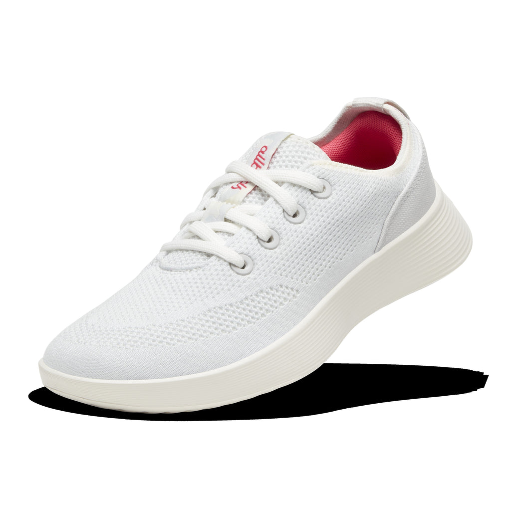 Women's Tree Runner Go - Blizzard/Vivid Red (Natural White Sole)