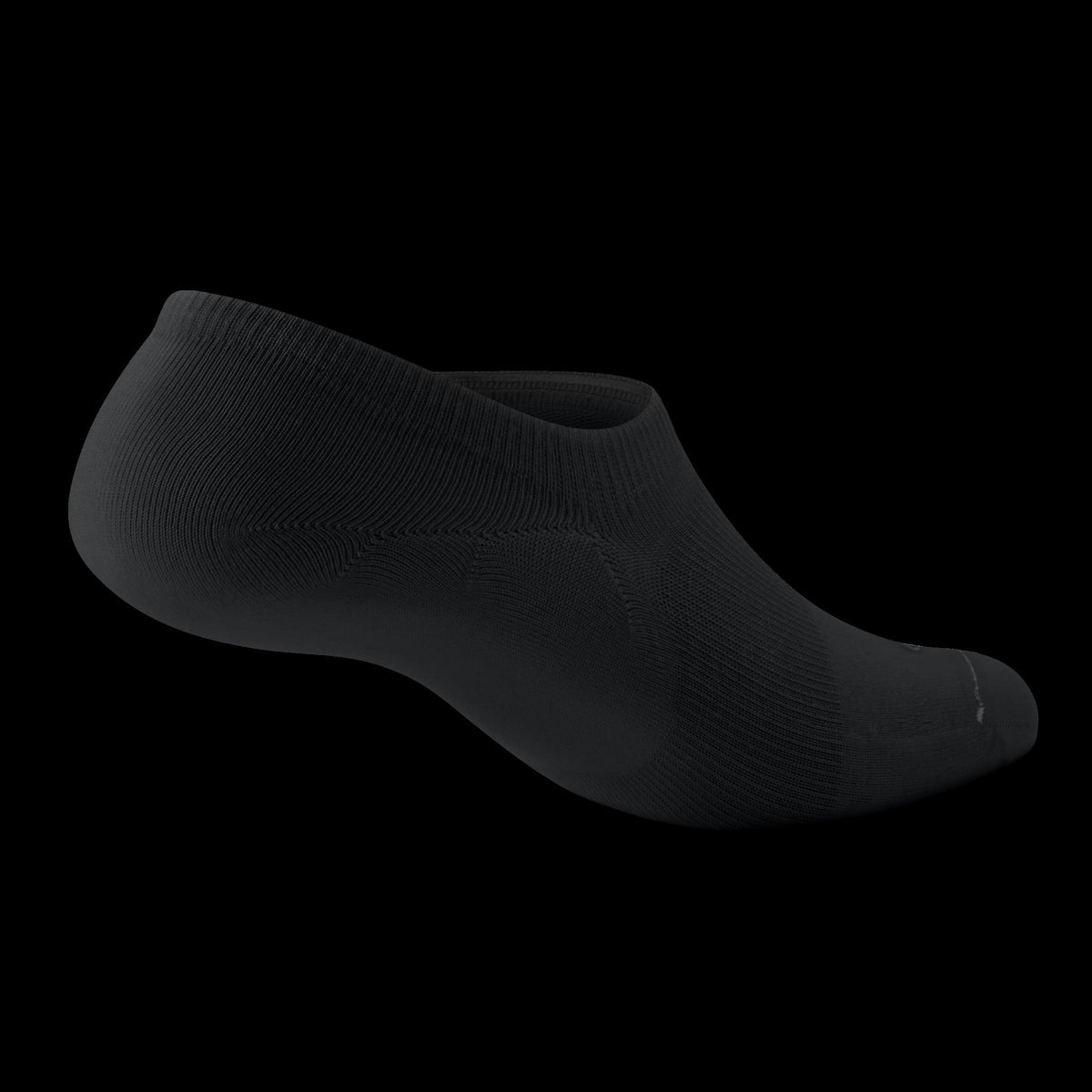 Anytime No Show Heel Grip Sock - Natural Black