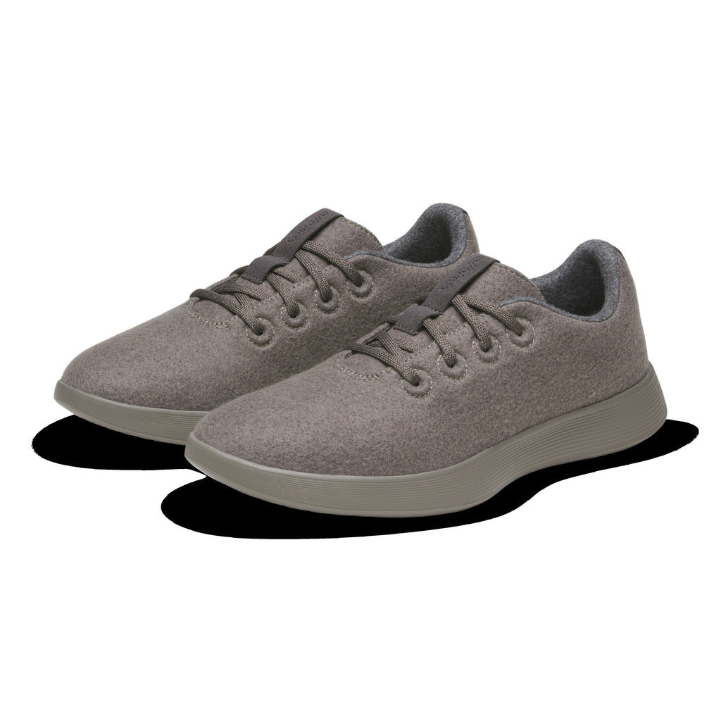 Men's Wool Runner NZ - Weathered Brown (Weathered Brown Sole)