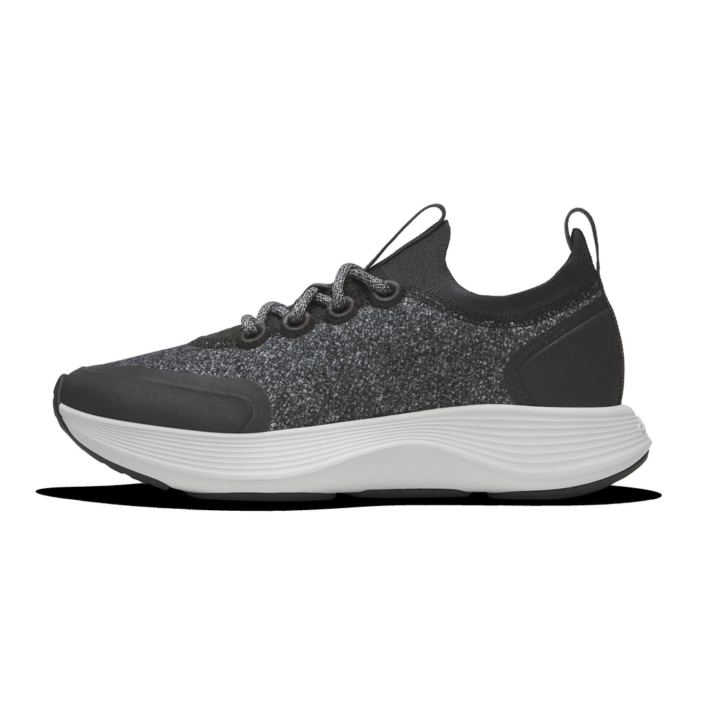 Women's Wool Strider - Dark Grey (Light Grey Sole)