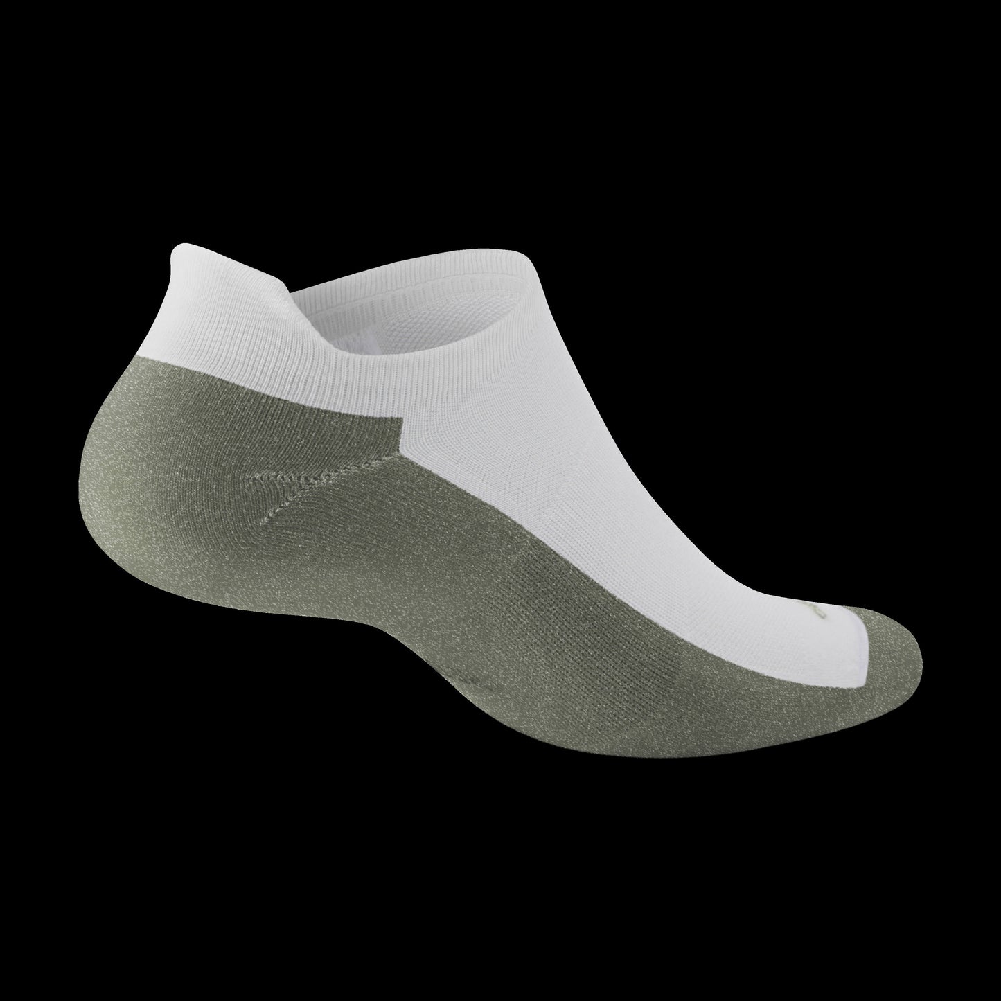 Anytime Ankle Sock - Blizzard/Thunder Green
