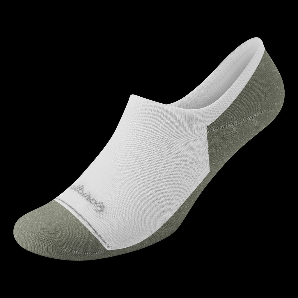 Anytime No Show Sock - Blizzard/Thunder Green