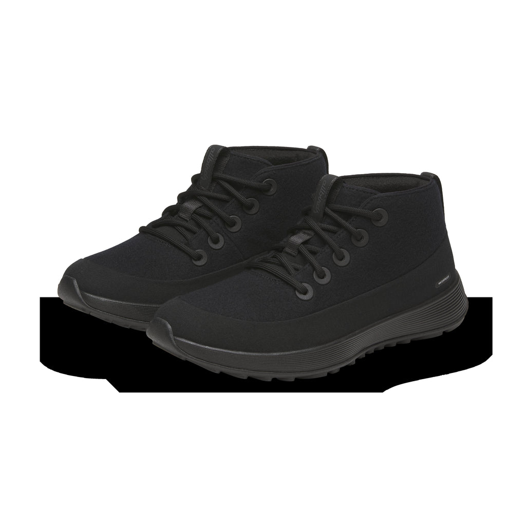 Men's Wool Runner NZ Mid Waterproof - Natural Black (Natural Black Sole)