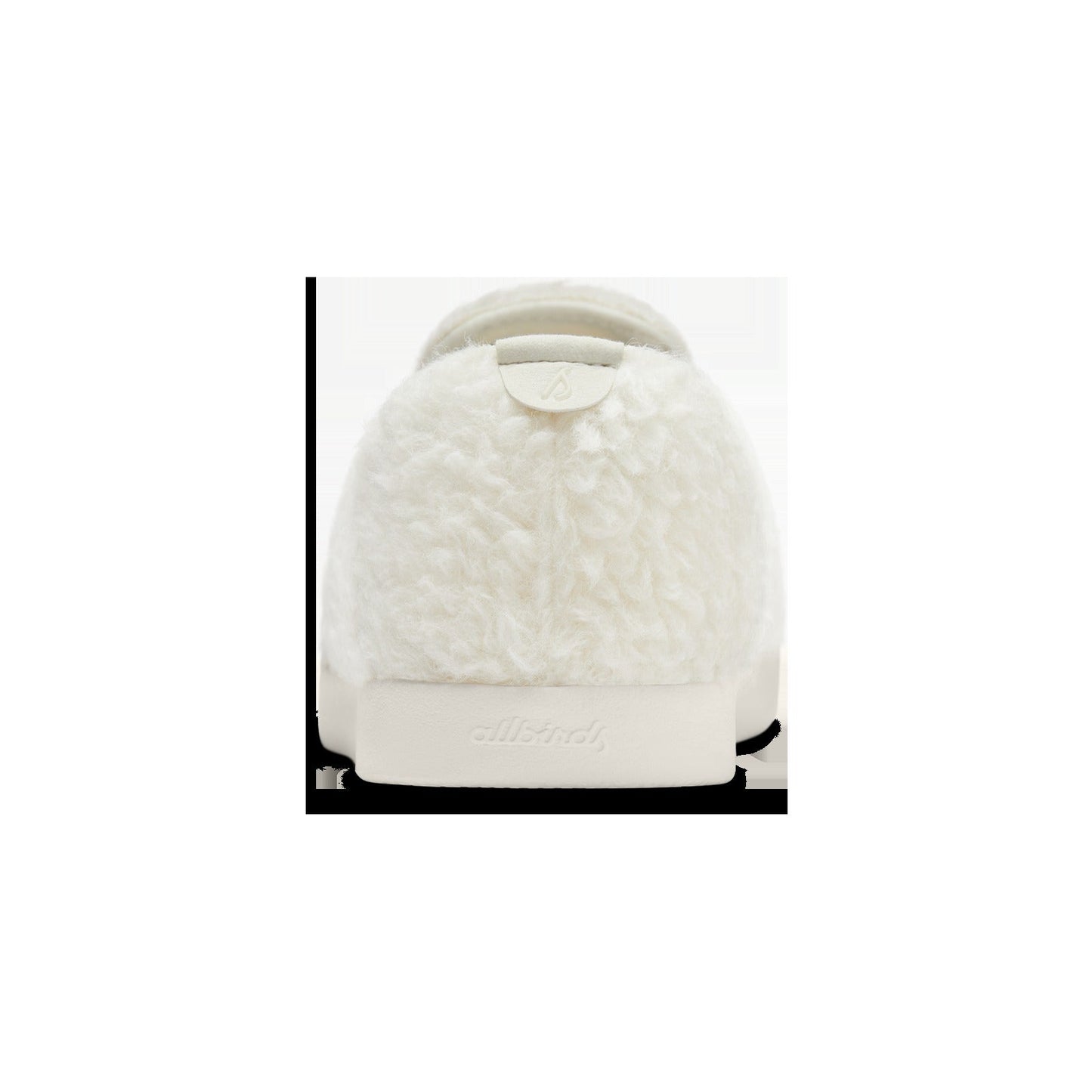 Smallbirds Wool Loungers - Big Kids - Natural White Fluffs (Natural White Sole)