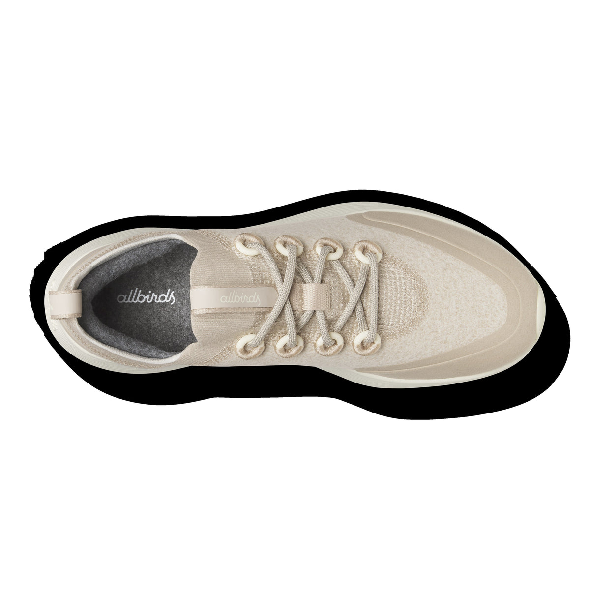 Women's Wool Strider - Rugged Beige (Natural White Sole)