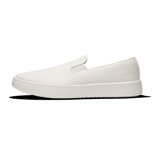Women's Canvas Cruiser Slip On - Warm White (Natural White Sole)