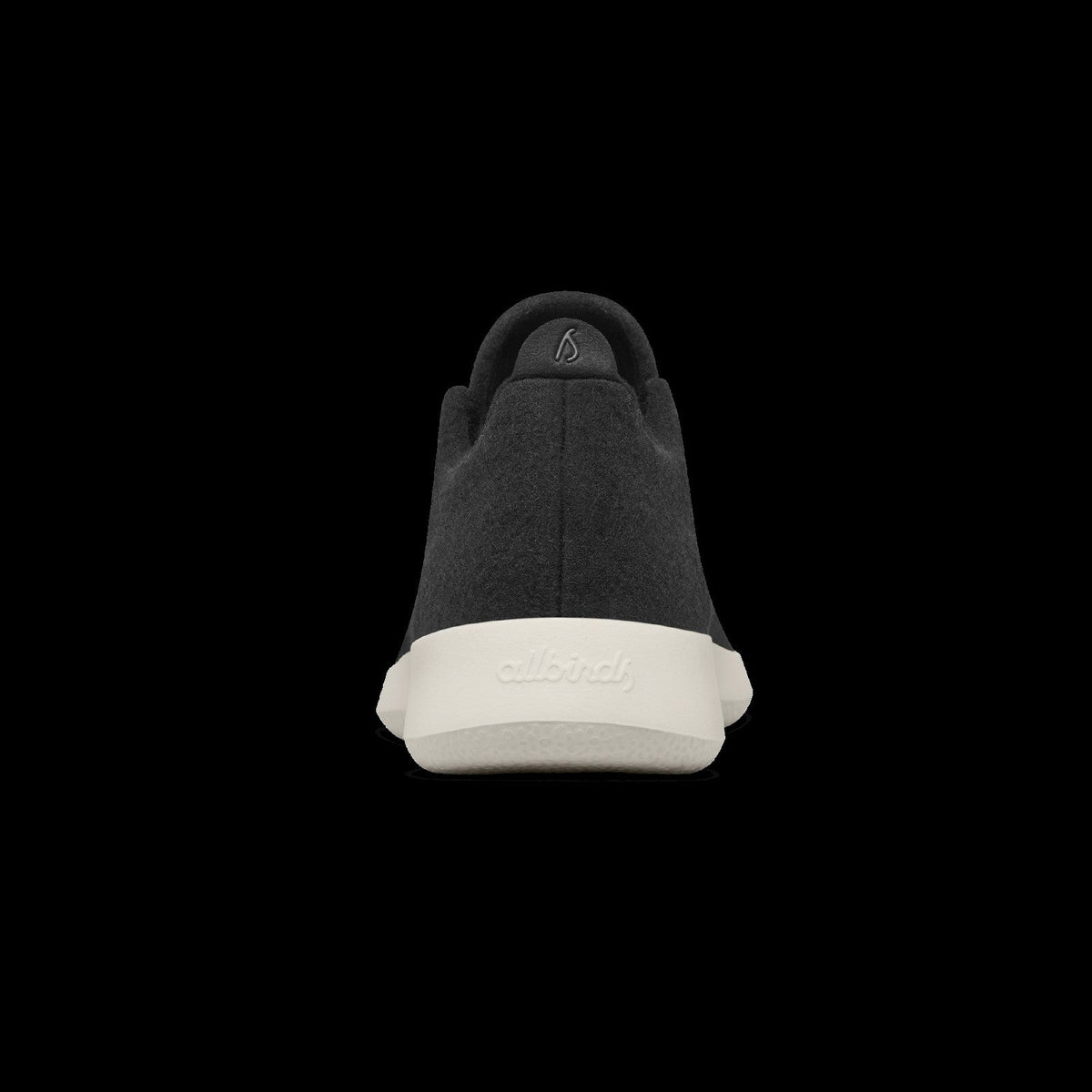 Women's Wool Runner - True Black (Cream Sole)